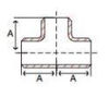 Picture of 10 inch 316 Stainless Steel Schedule 10 weld on Tees